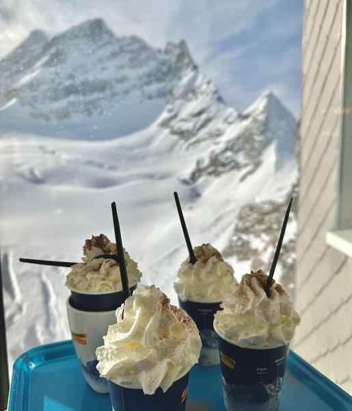 Mirador Sphinx (Sphinx Terrace) en Jungfraujoch con vistas al glaciar Aletsch