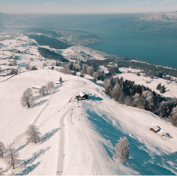 Tren de montaña en Jungfraujoch atravesando paisajes alpinos y nieve